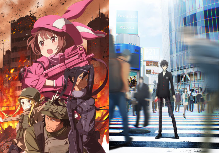 SAO Alternative: Gun Gale Online and Persona 5 Animes Loading in April -  