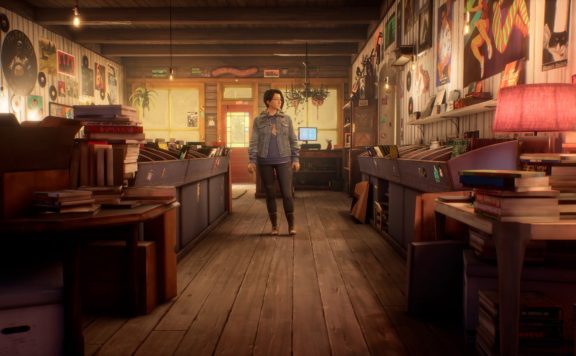 Life Is Strange: True Colors Twitch Crowd Choice - protagonist in a book store
