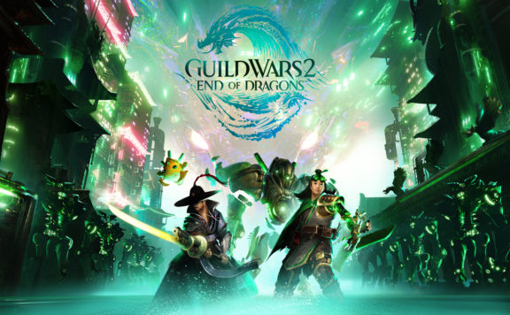 Guild Wars 2: End Of Dragons Launch Date Revealed - two players backed by Jade bots